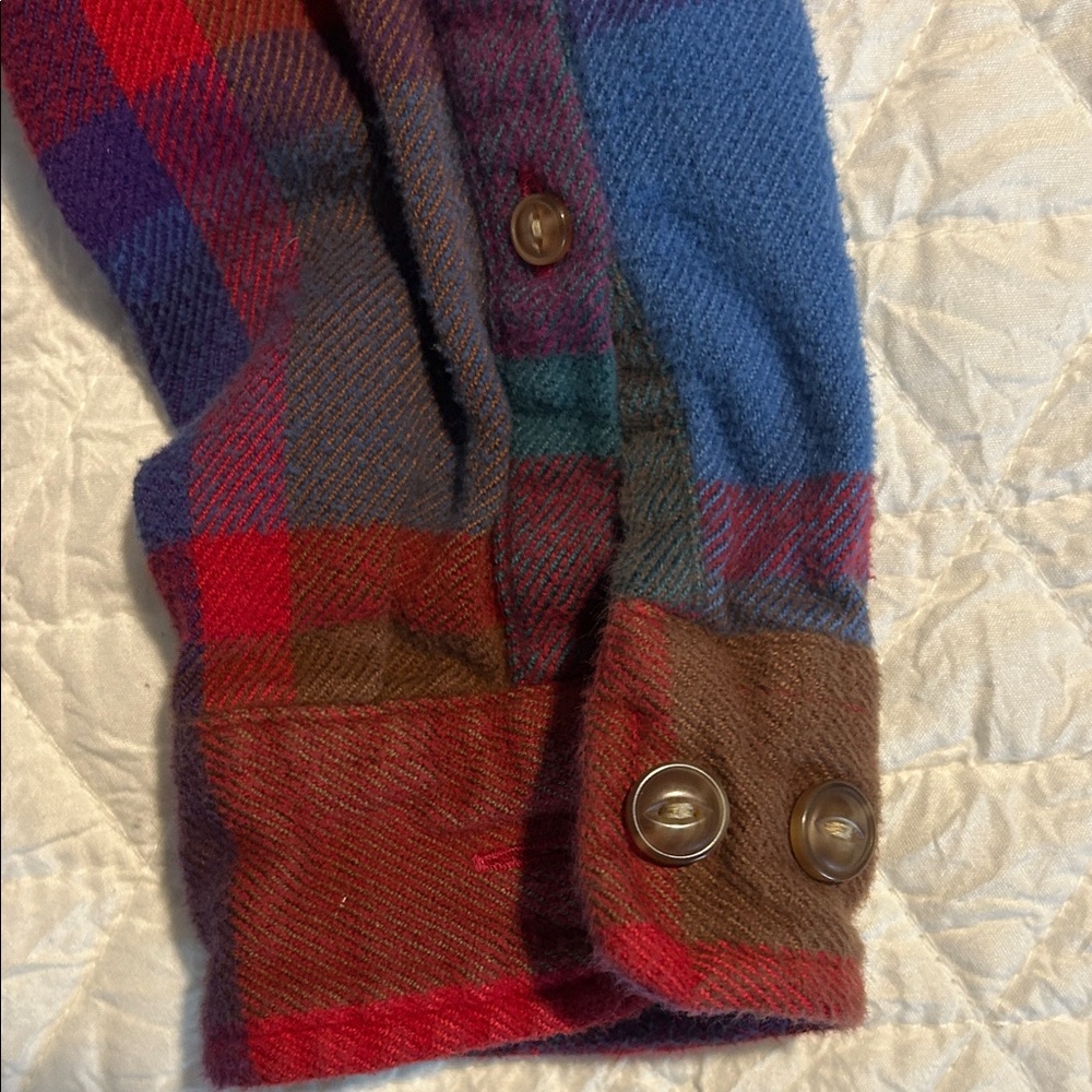 LL Bean Women's Petite Flannel - Picture 6 of 10